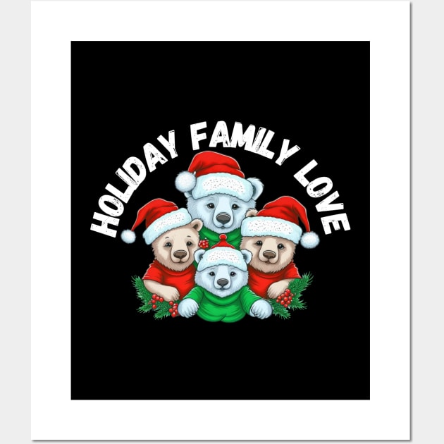 Holiday Family Love, Christmas Wall Art by Project Charlie